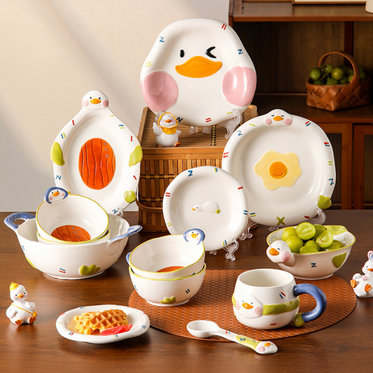 Chilling Duck · Ceramic Dinnerware Set