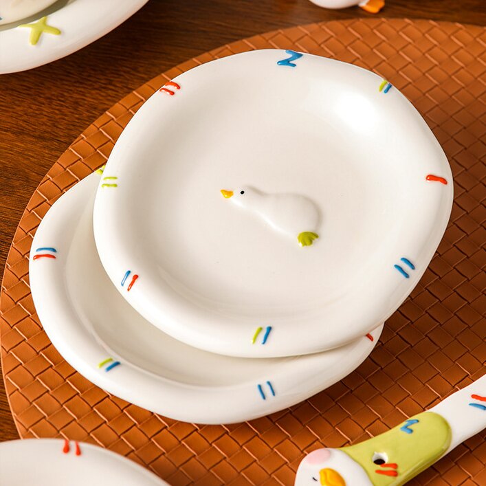 Chilling Duck · Ceramic Dinnerware Set