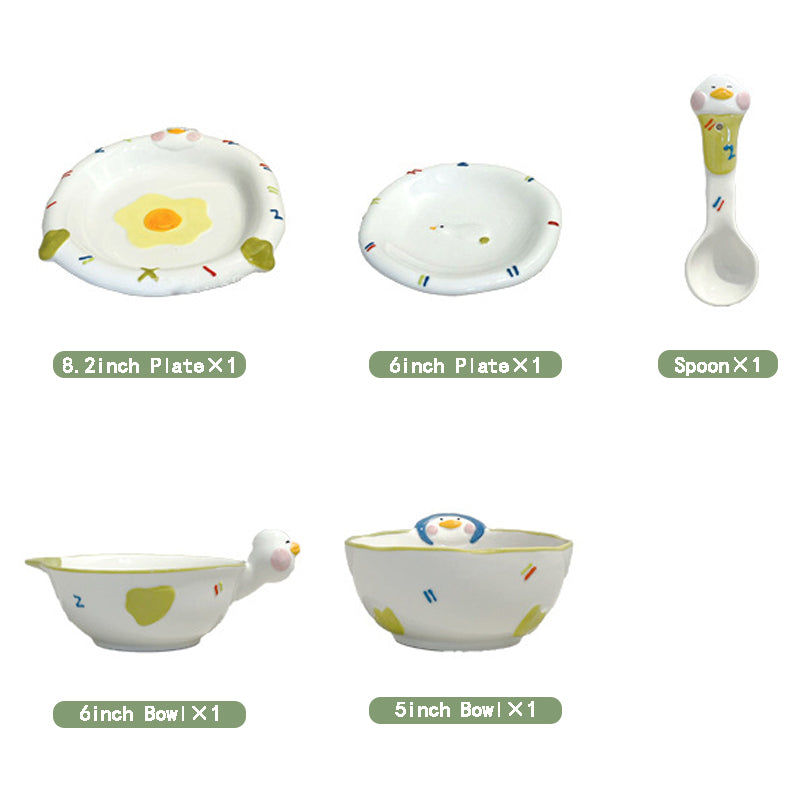 Chilling Duck · Ceramic Dinnerware Set