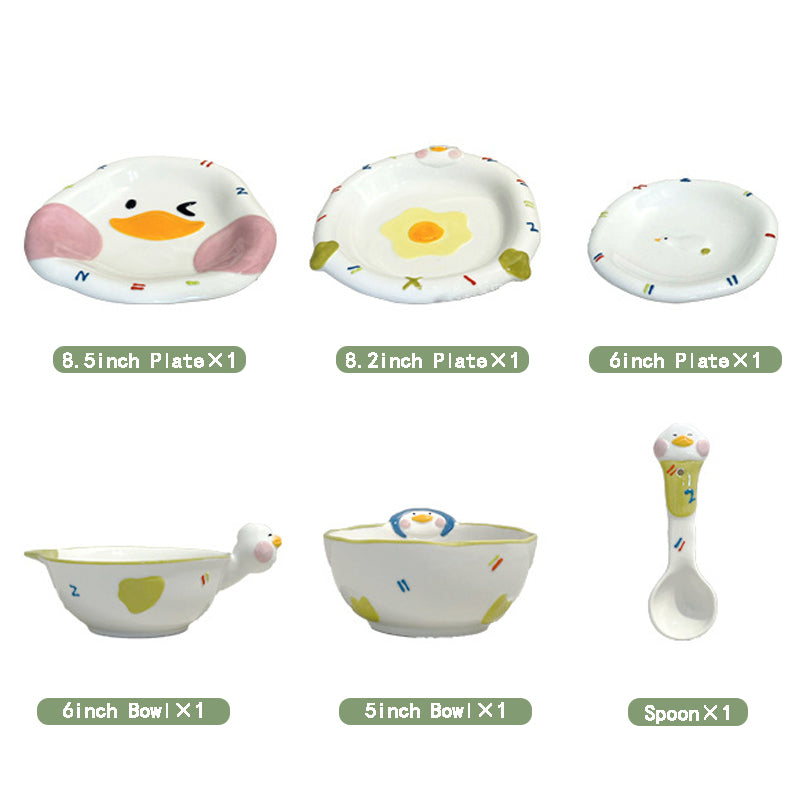 Chilling Duck · Ceramic Dinnerware Set