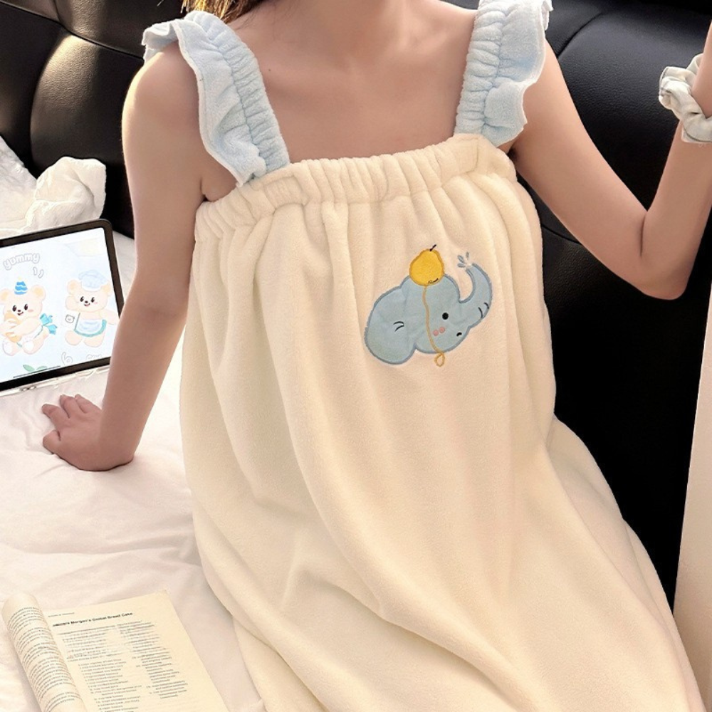 Cloud Elephant · Bath Towel, Bath Wrap & Hair Wrap Set