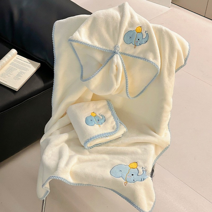 Cloud Elephant · Bath Towel, Bath Wrap & Hair Wrap Set