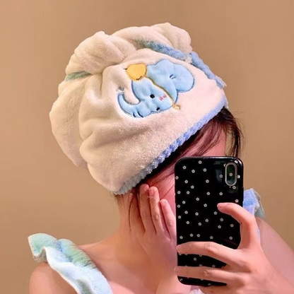Cloud Elephant · Bath Towel, Bath Wrap & Hair Wrap Set