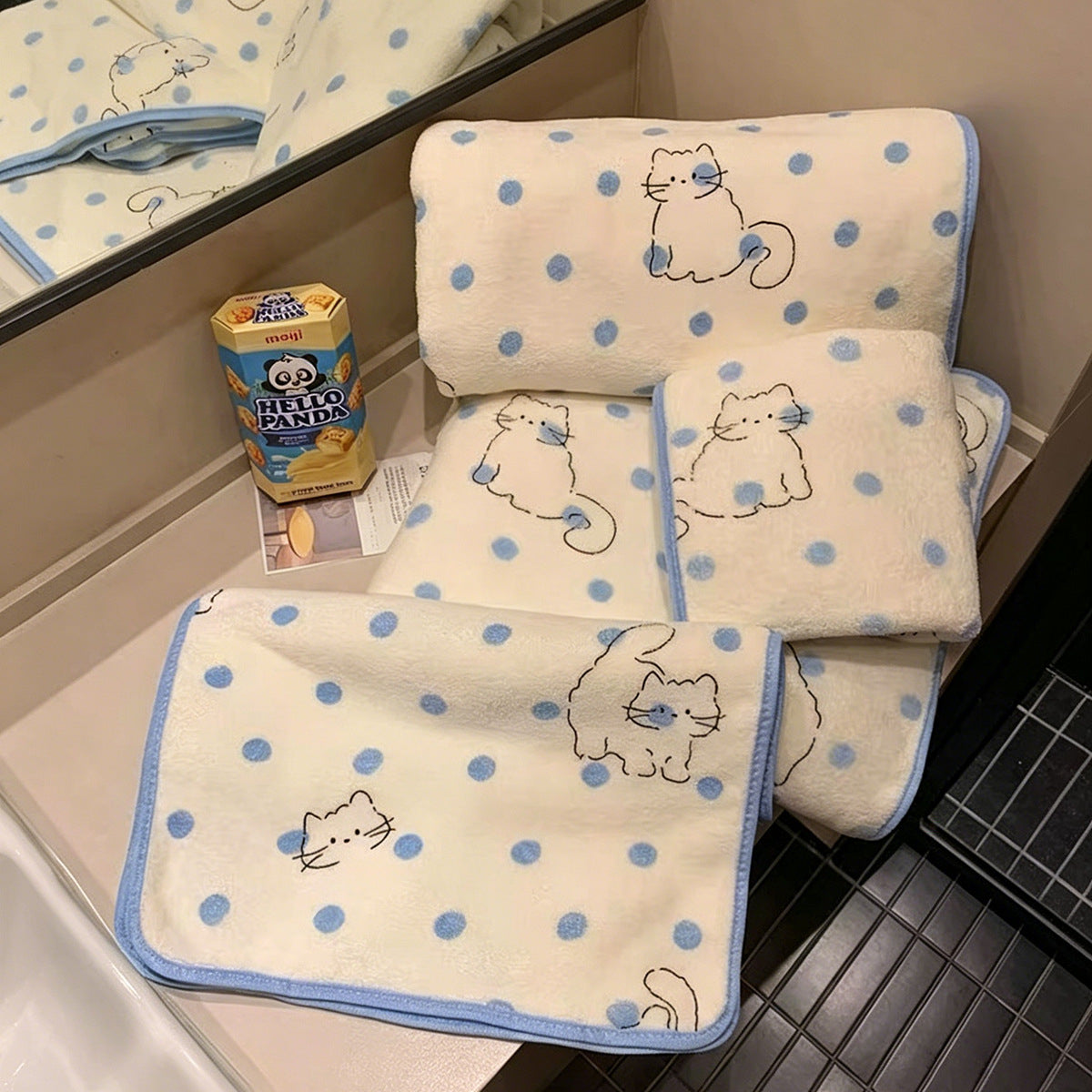 Cloud Kitty · Bath Towel & Hair Wrap Set