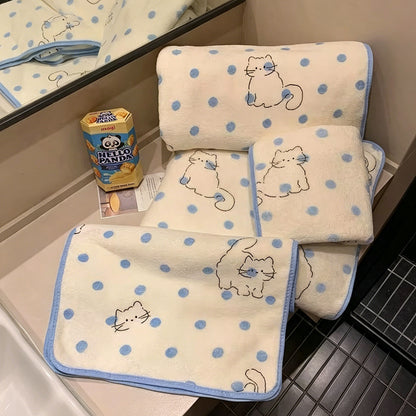 Cloud Kitty · Bath Towel & Hair Wrap Set