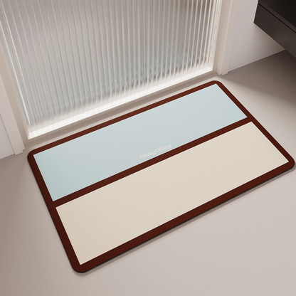 Color-Block Series - Soft Diatomaceous Earth Bath Mat 40x60cm/45x75cm