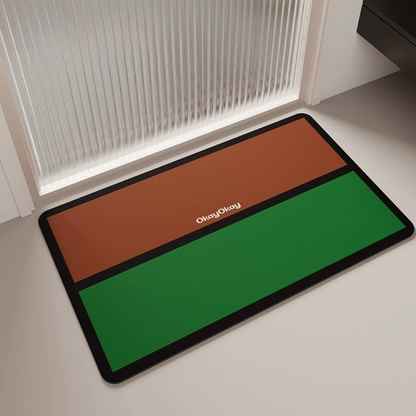 Color-Block Series - Soft Diatomaceous Earth Bath Mat 40x60cm/45x75cm
