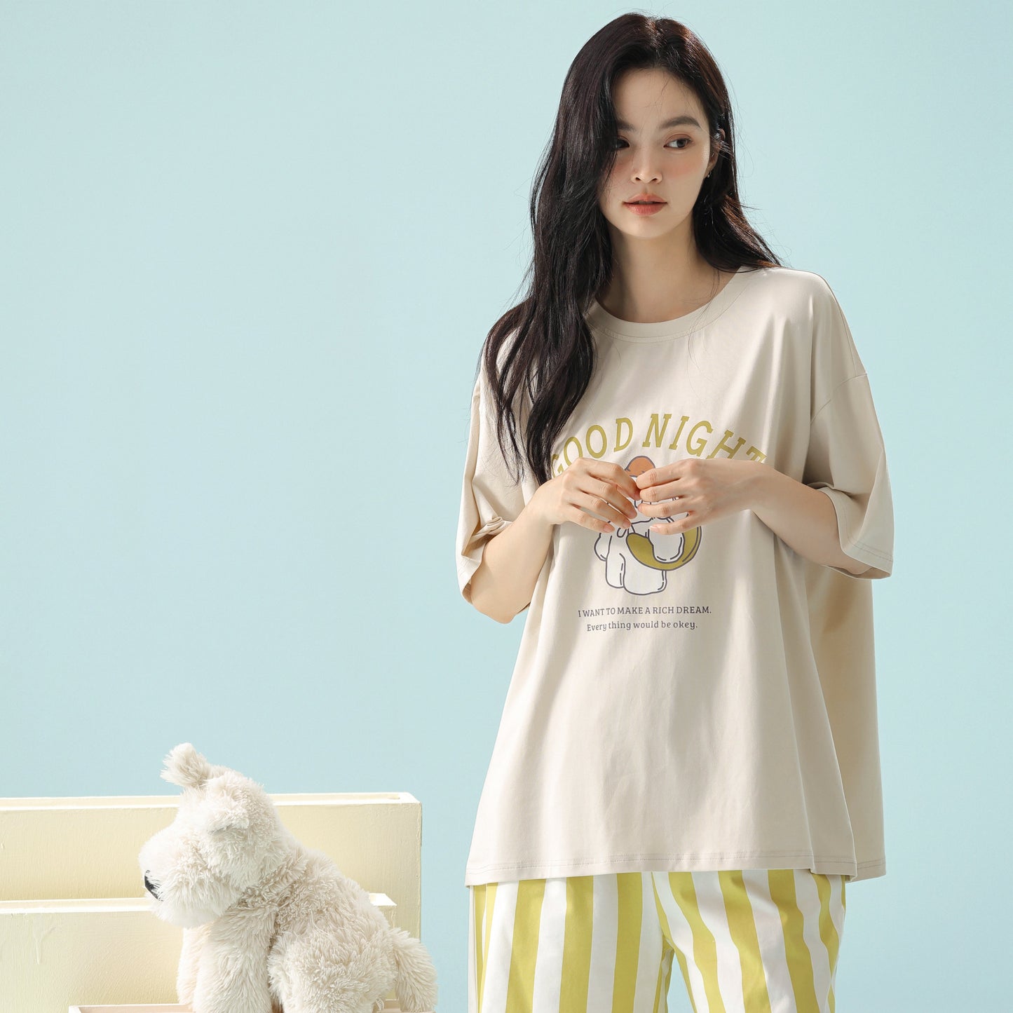 Cozy Night · Couple Cotton Short Sleeve Pajama Set