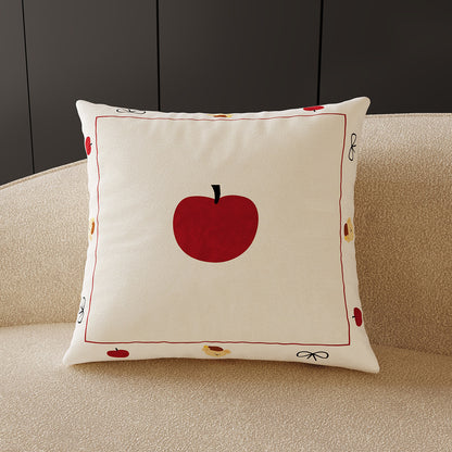 Cute Animal & Apple Throw Pillow Covers