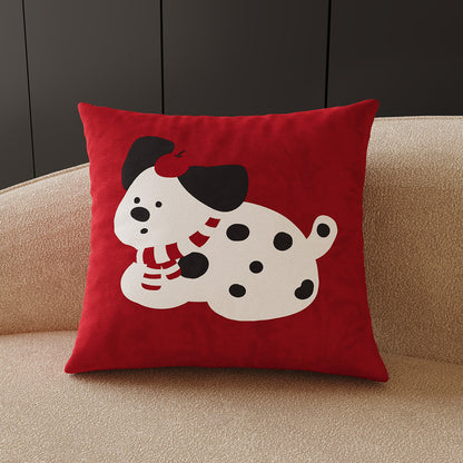 Cute Animal & Apple Throw Pillow Covers