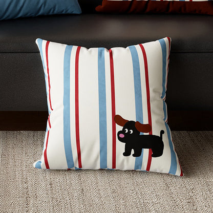 Cute Animal & Apple Throw Pillow Covers