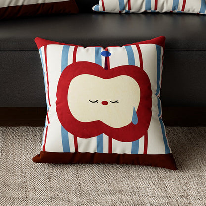 Cute Animal & Apple Throw Pillow Covers