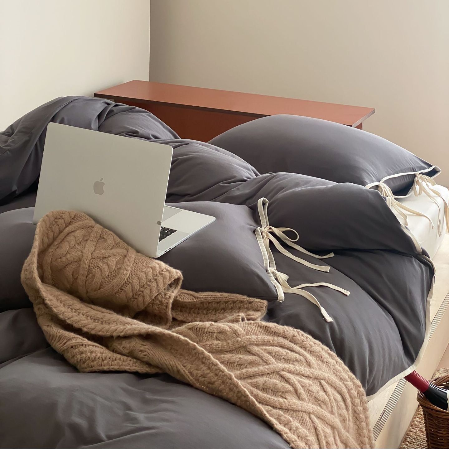 Cloud Mix · 100% Knit Cotton Bedding Set