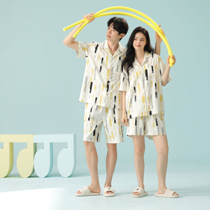 Doodle Summer  · Couple Cotton Pajama Set