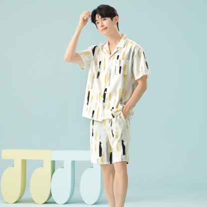 Doodle Summer  · Couple Cotton Pajama Set
