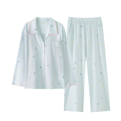 Dot & Dream · Women's Cotton Long-Sleeve Pajama Set