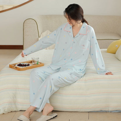 Dot & Dream · Women's Cotton Long-Sleeve Pajama Set