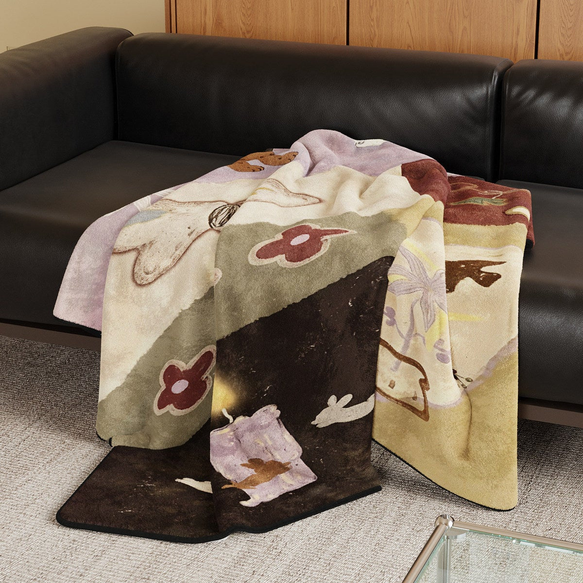 Dreamland Tales Flannel Throw Blanket