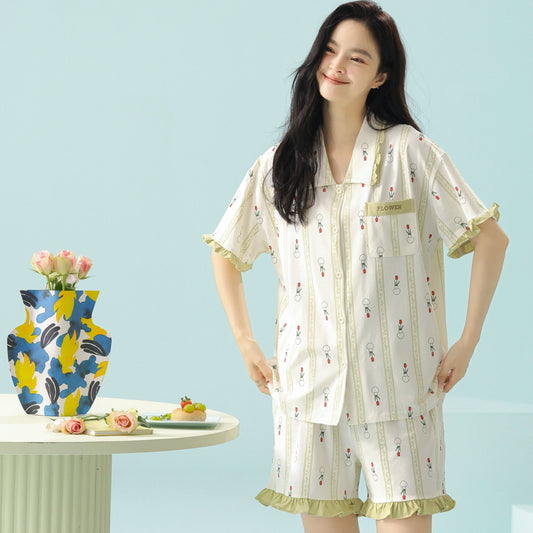 Dreamy Bloom · Women's Cotton Pajama Set