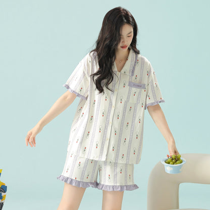Dreamy Bloom · Women's Cotton Pajama Set