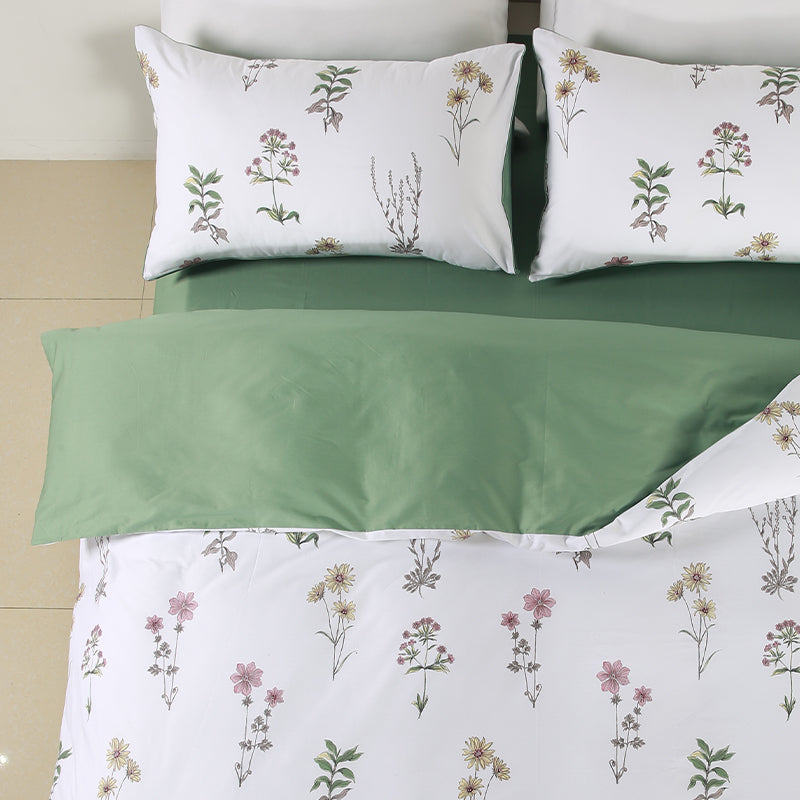 Flourishing Flowers · 100% Long Stable Cotton Bedding Set