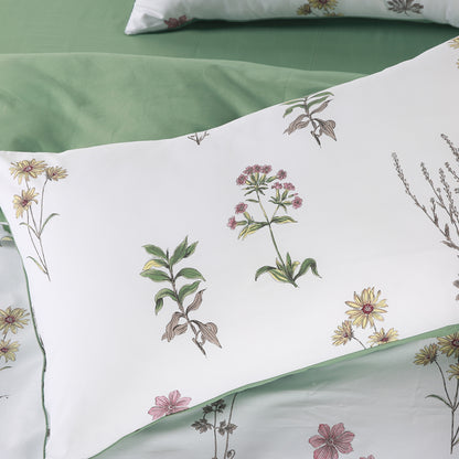 Flourishing Flowers · 100% Long Stable Cotton Bedding Set