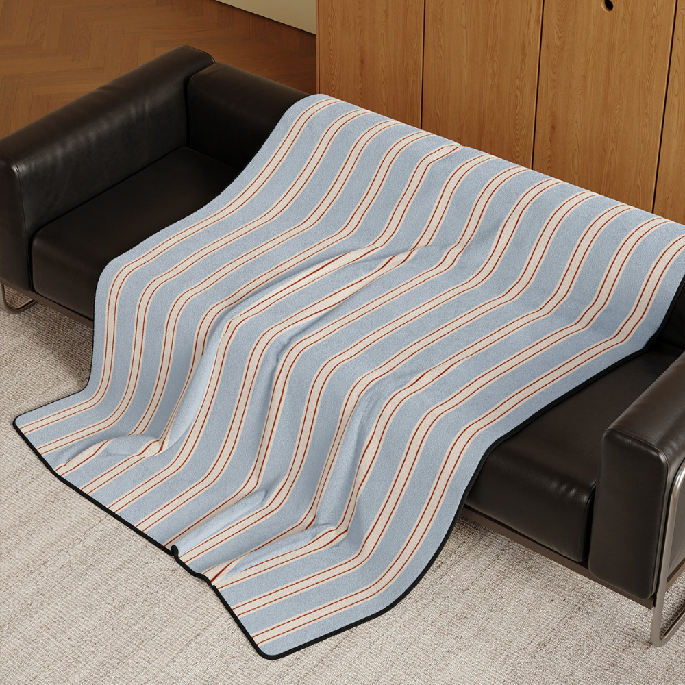 Greenland Stripe Flannel Throw Blanket