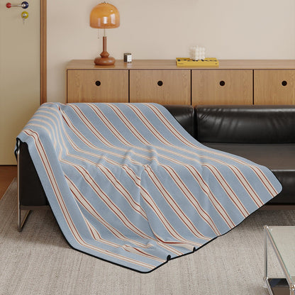 Greenland Stripe Flannel Throw Blanket