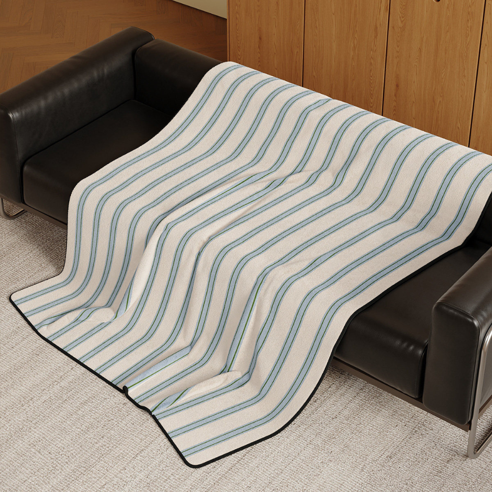 Greenland Stripe Flannel Throw Blanket
