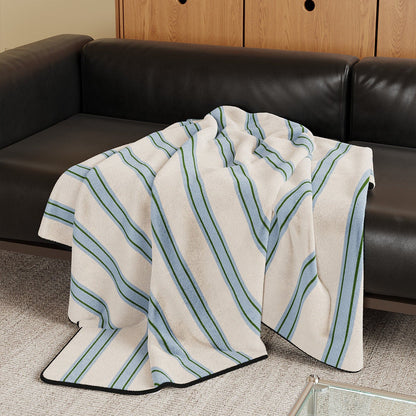 Greenland Stripe Flannel Throw Blanket