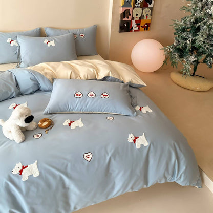 Heartwarming Paws · 100s Cotton Flannel Bedding Set