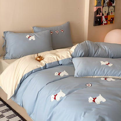 Heartwarming Paws · 100s Cotton Flannel Bedding Set