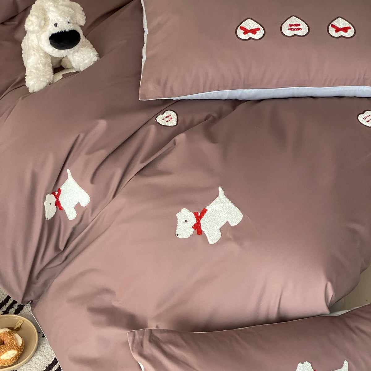 Heartwarming Paws · 100s Cotton Flannel Bedding Set