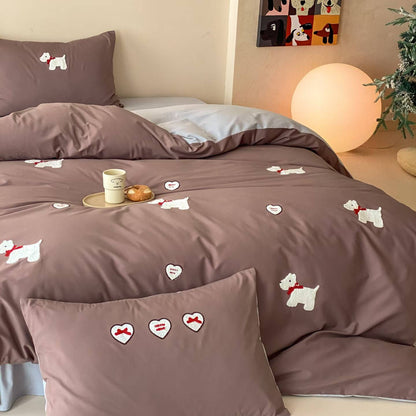 Heartwarming Paws · 100s Cotton Flannel Bedding Set