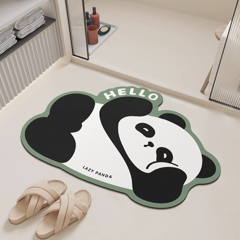 Hello Panda - Soft Diatomaceous Earth Bath Mat 40x60cm/50x80cm