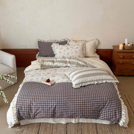 Lavender · Linen-Cotton Bedding Set