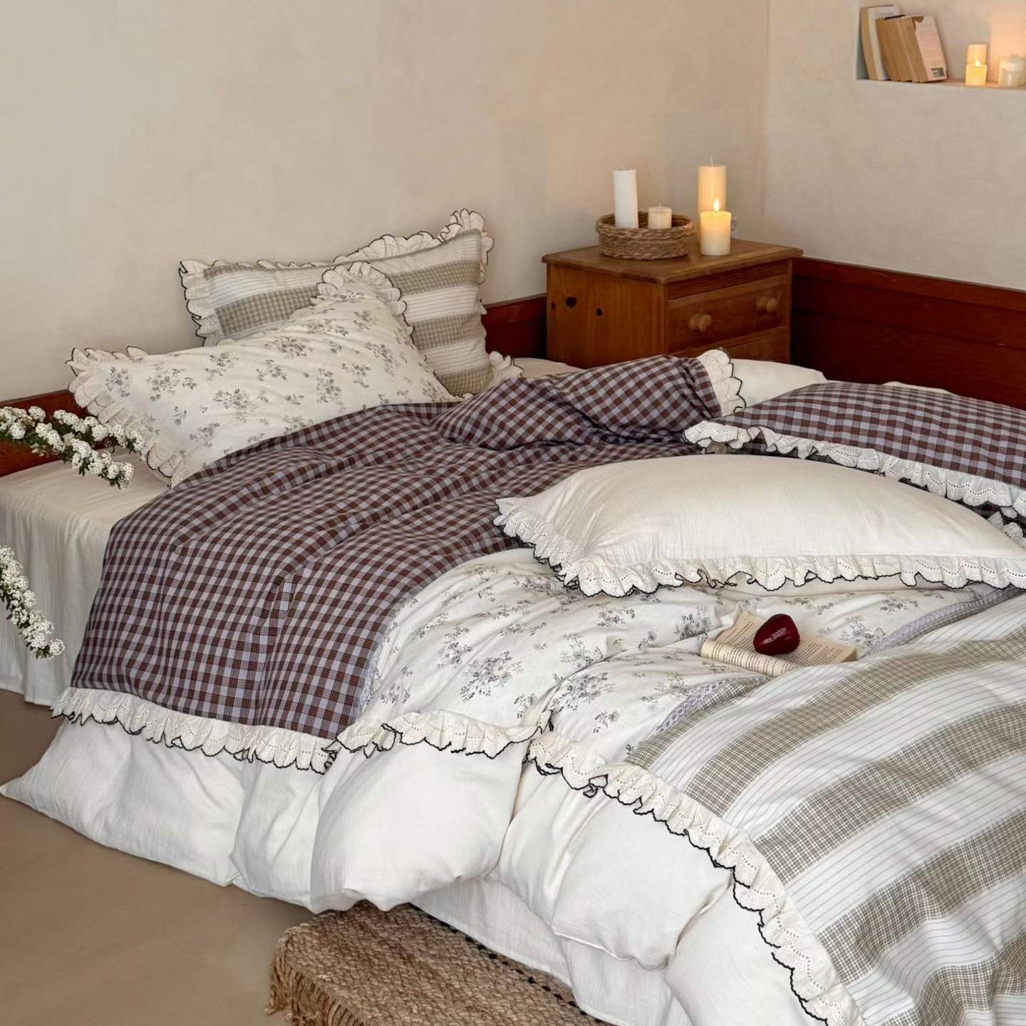Lavender · Linen-Cotton Bedding Set