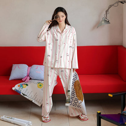 Lazy Daisy · Women's Cotton Long-Sleeve Pajama Set