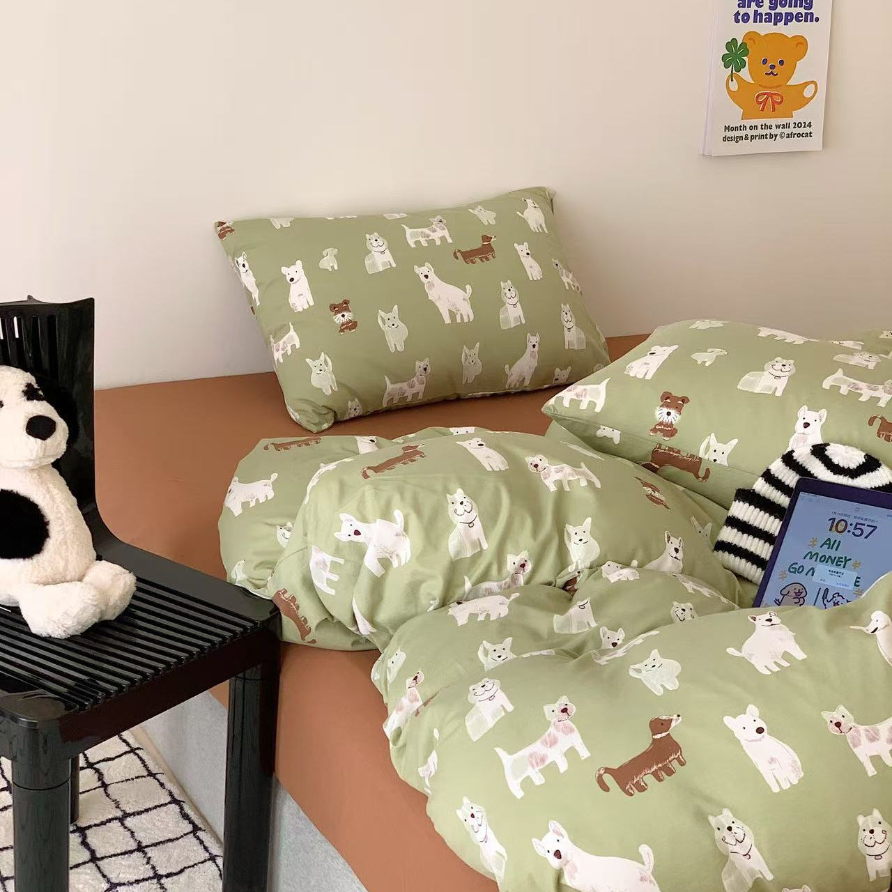 Lime Puppy · 100% Knit Cotton Made from Premium Australian Cotton