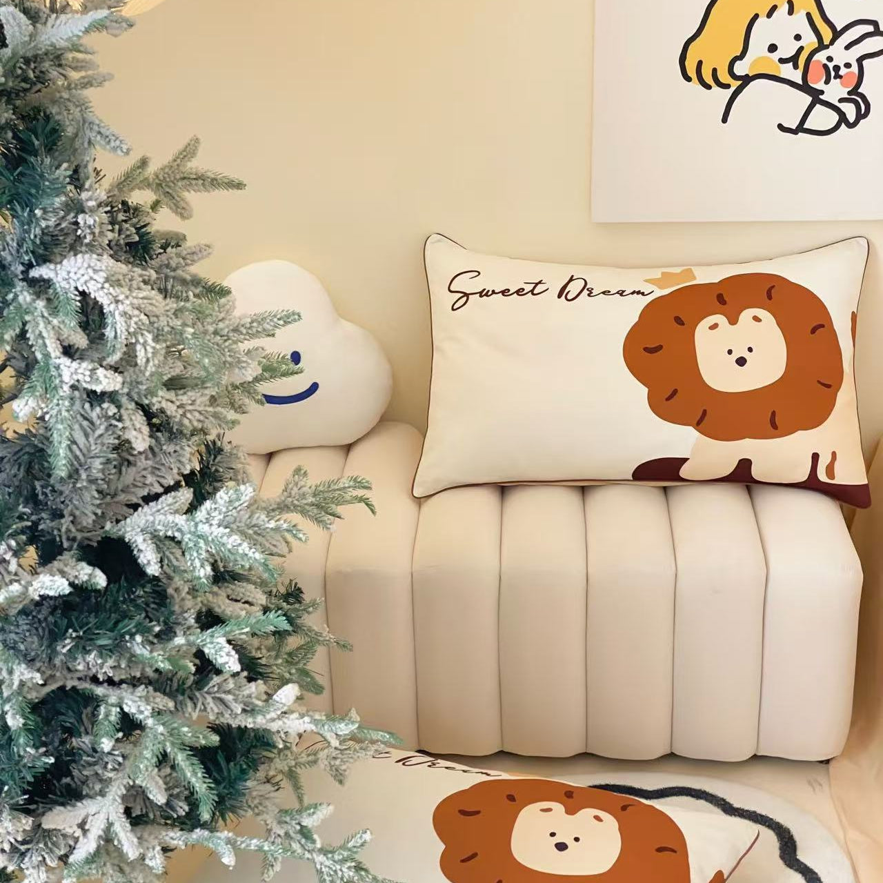 Little Roar · 100s Cotton Flannel Bedding Set