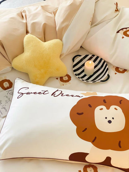 Little Roar · 100s Cotton Flannel Bedding Set