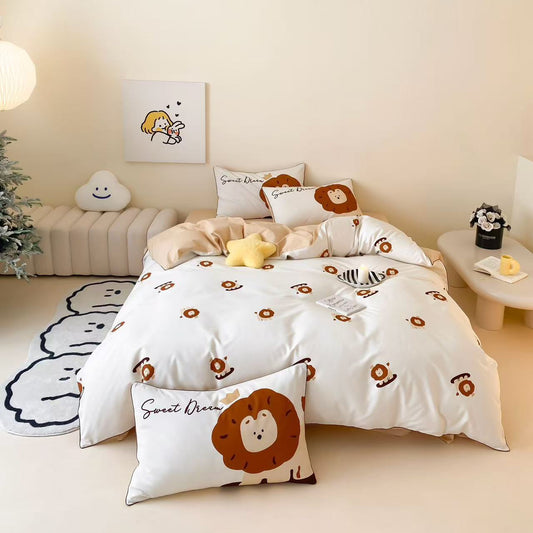 Little Roar · 100s Cotton Flannel Bedding Set
