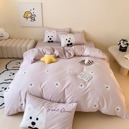 Lulu Dream · 100s Cotton Flannel Bedding Set