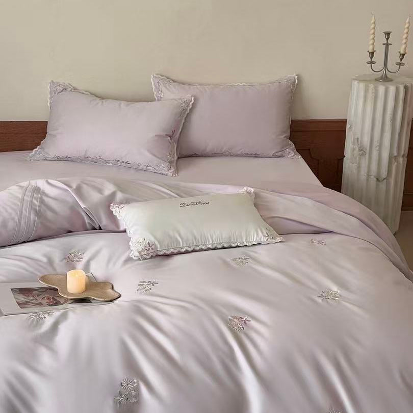 Luna Blossom · 100s Long Staple Cotton Bedding Set