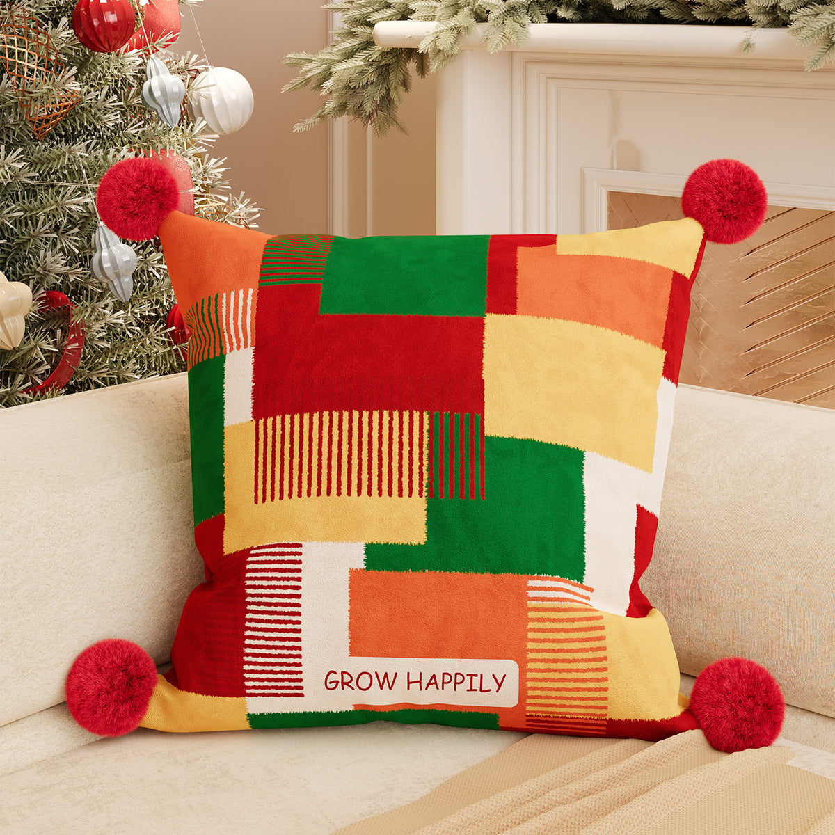 Luxury Velvet Christmas Throw Pillow Covers