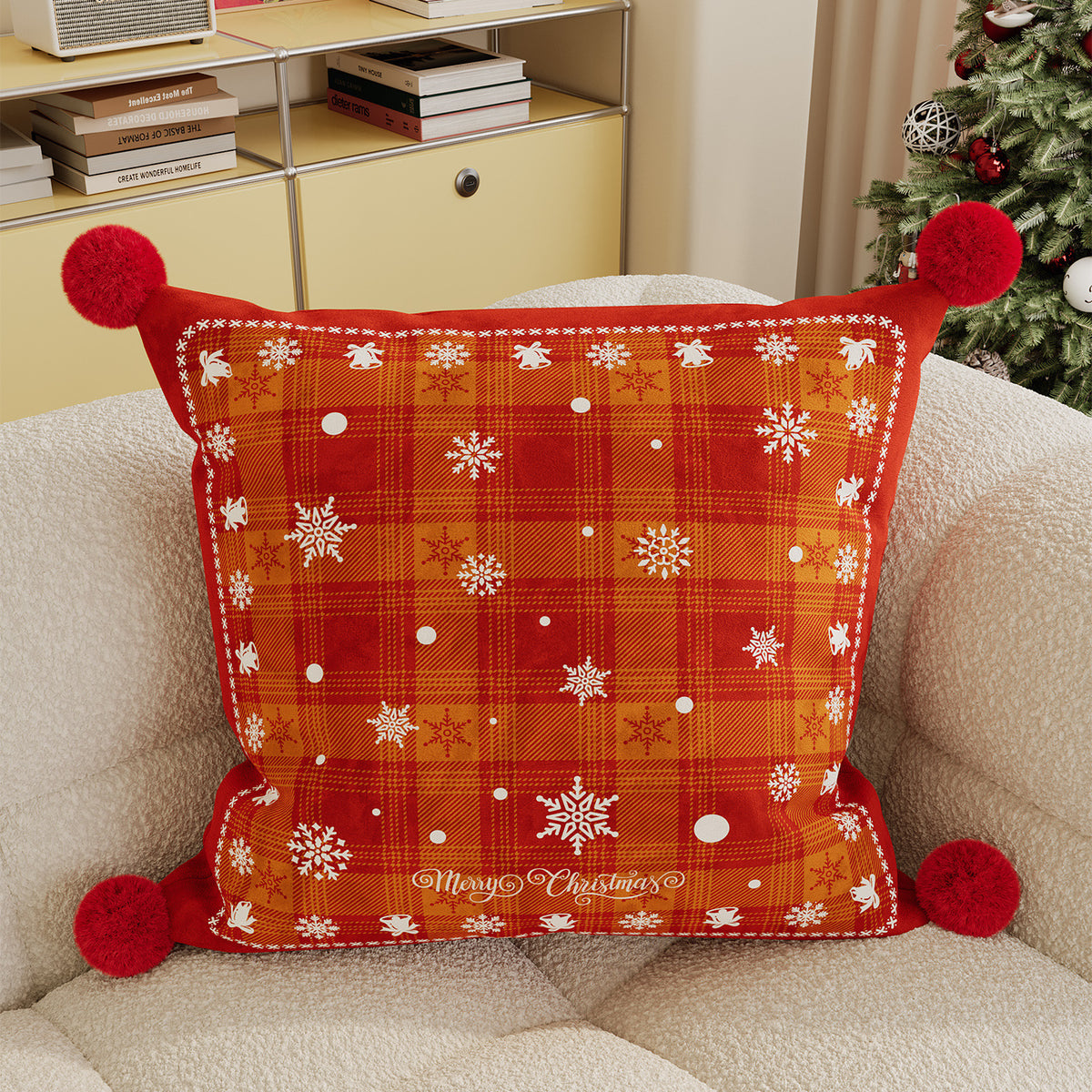 Luxury Velvet Christmas Throw Pillow Covers
