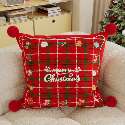 Luxury Velvet Christmas Throw Pillow Covers