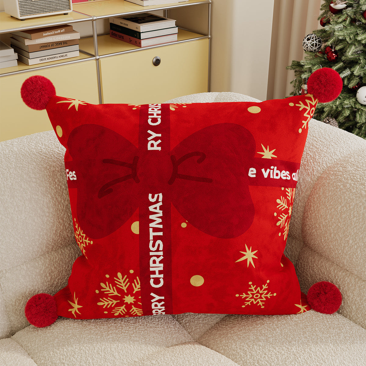 Luxury Velvet Christmas Throw Pillow Covers