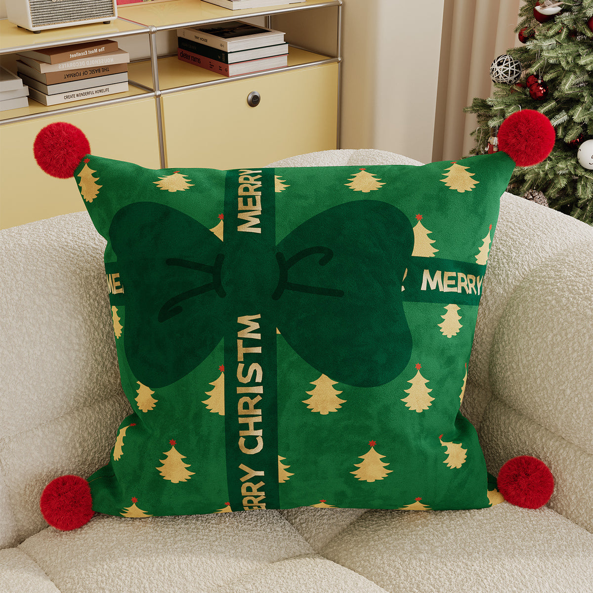 Luxury Velvet Christmas Throw Pillow Covers