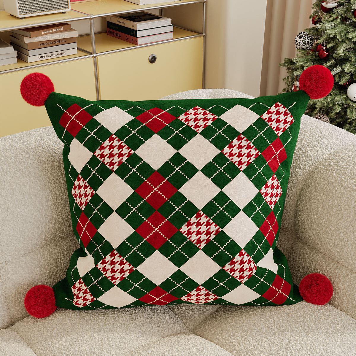 Luxury Velvet Christmas Throw Pillow Covers